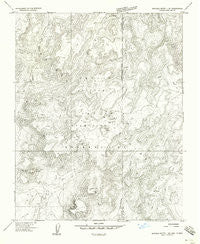 Sonsala Butte 1 SE Arizona Historical topographic map, 1:24000 scale, 7.5 X 7.5 Minute, Year 1955