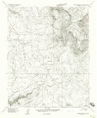 Sonsala Butte 1 SW Arizona Historical topographic map, 1:24000 scale, 7.5 X 7.5 Minute, Year 1955