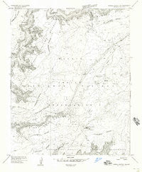 Sonsala Butte 3 NE Arizona Historical topographic map, 1:24000 scale, 7.5 X 7.5 Minute, Year 1955