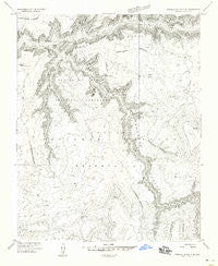 Sonsala Butte 3 SE Arizona Historical topographic map, 1:24000 scale, 7.5 X 7.5 Minute, Year 1955