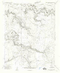 Sonsala Butte 3 SW Arizona Historical topographic map, 1:24000 scale, 7.5 X 7.5 Minute, Year 1955