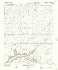 Sonsala Butte 4 NW Arizona Historical topographic map, 1:24000 scale, 7.5 X 7.5 Minute, Year 1955