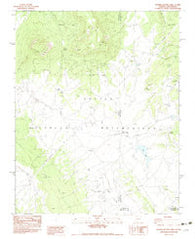 Sonsela Buttes Arizona Historical topographic map, 1:24000 scale, 7.5 X 7.5 Minute, Year 1983
