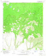Sontag Creek Arizona Historical topographic map, 1:24000 scale, 7.5 X 7.5 Minute, Year 1966