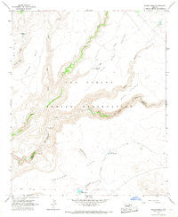 Sontag Mesa Arizona Historical topographic map, 1:24000 scale, 7.5 X 7.5 Minute, Year 1965