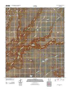 Sontag Mesa Arizona Historical topographic map, 1:24000 scale, 7.5 X 7.5 Minute, Year 2011