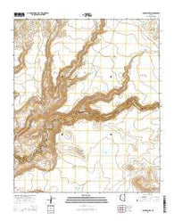 Sontag Mesa Arizona Current topographic map, 1:24000 scale, 7.5 X 7.5 Minute, Year 2014