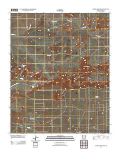 Sorrel Horse Mesa Arizona Historical topographic map, 1:24000 scale, 7.5 X 7.5 Minute, Year 2011
