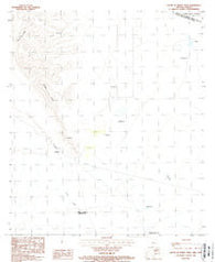 South of Bailey Peak Arizona Historical topographic map, 1:24000 scale, 7.5 X 7.5 Minute, Year 1988