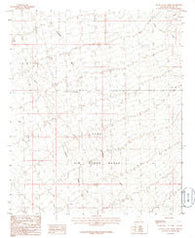 South of Gila Bend Arizona Historical topographic map, 1:24000 scale, 7.5 X 7.5 Minute, Year 1986