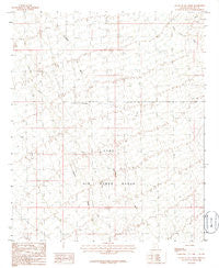 South of Gila Bend Arizona Historical topographic map, 1:24000 scale, 7.5 X 7.5 Minute, Year 1986