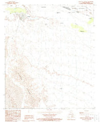 South of Lukeville Arizona Historical topographic map, 1:24000 scale, 7.5 X 7.5 Minute, Year 1988
