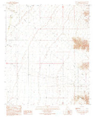 South of Quartzsite Arizona Historical topographic map, 1:24000 scale, 7.5 X 7.5 Minute, Year 1990