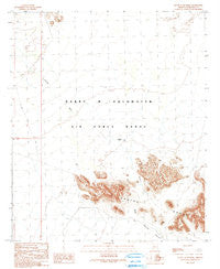 South of Sentinel Arizona Historical topographic map, 1:24000 scale, 7.5 X 7.5 Minute, Year 1990