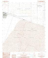 South of Somerton Arizona Historical topographic map, 1:24000 scale, 7.5 X 7.5 Minute, Year 1990