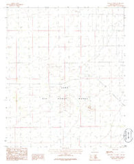 South of Theba Arizona Historical topographic map, 1:24000 scale, 7.5 X 7.5 Minute, Year 1986