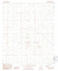 South of Theba Arizona Historical topographic map, 1:24000 scale, 7.5 X 7.5 Minute, Year 1986