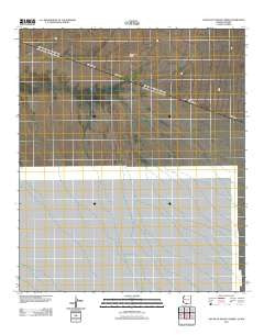 South of Papago Farms Arizona Historical topographic map, 1:24000 scale, 7.5 X 7.5 Minute, Year 2011