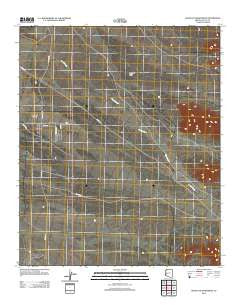 South of Quartzsite Arizona Historical topographic map, 1:24000 scale, 7.5 X 7.5 Minute, Year 2011