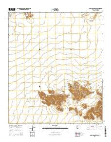 South of Sentinel Arizona Current topographic map, 1:24000 scale, 7.5 X 7.5 Minute, Year 2014