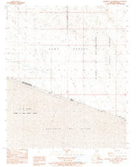 Southeast of Somerton Arizona Historical topographic map, 1:24000 scale, 7.5 X 7.5 Minute, Year 1990