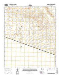 Southeast of Somerton Arizona Current topographic map, 1:24000 scale, 7.5 X 7.5 Minute, Year 2014