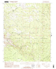 Sowats Spring Arizona Historical topographic map, 1:24000 scale, 7.5 X 7.5 Minute, Year 1988