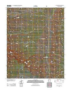 Sowats Spring Arizona Historical topographic map, 1:24000 scale, 7.5 X 7.5 Minute, Year 2012