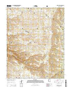 Sowats Spring Arizona Current topographic map, 1:24000 scale, 7.5 X 7.5 Minute, Year 2014