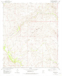 Soza Mesa Arizona Historical topographic map, 1:24000 scale, 7.5 X 7.5 Minute, Year 1981
