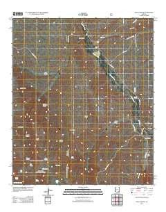 Soza Canyon Arizona Historical topographic map, 1:24000 scale, 7.5 X 7.5 Minute, Year 2011