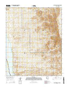 Spirit Mountain NE Arizona Current topographic map, 1:24000 scale, 7.5 X 7.5 Minute, Year 2014