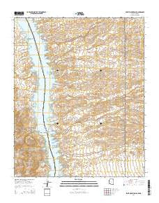 Spirit Mountain SE Arizona Current topographic map, 1:24000 scale, 7.5 X 7.5 Minute, Year 2014