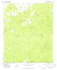 Sponseller Mtn. Arizona Historical topographic map, 1:24000 scale, 7.5 X 7.5 Minute, Year 1977