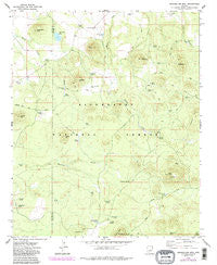 Sponseller Mtn. Arizona Historical topographic map, 1:24000 scale, 7.5 X 7.5 Minute, Year 1976