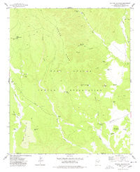 Spotted Mountain Arizona Historical topographic map, 1:24000 scale, 7.5 X 7.5 Minute, Year 1977