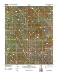 Spotted Mountain Arizona Historical topographic map, 1:24000 scale, 7.5 X 7.5 Minute, Year 2011