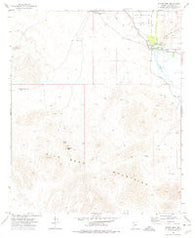 Spring Mtn. Arizona Historical topographic map, 1:24000 scale, 7.5 X 7.5 Minute, Year 1973