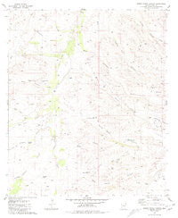 Spring Water Canyon Arizona Historical topographic map, 1:24000 scale, 7.5 X 7.5 Minute, Year 1981