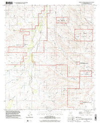 Spring Water Canyon Arizona Historical topographic map, 1:24000 scale, 7.5 X 7.5 Minute, Year 1996