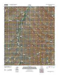 Spring Water Canyon Arizona Historical topographic map, 1:24000 scale, 7.5 X 7.5 Minute, Year 2012