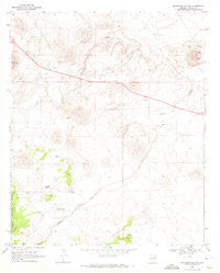 Springerville NW Arizona Historical topographic map, 1:24000 scale, 7.5 X 7.5 Minute, Year 1968