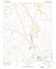 Springerville Arizona Historical topographic map, 1:24000 scale, 7.5 X 7.5 Minute, Year 1969