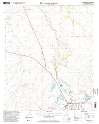 Springerville Arizona Historical topographic map, 1:24000 scale, 7.5 X 7.5 Minute, Year 1997