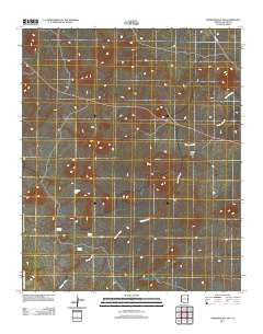 Springerville NW Arizona Historical topographic map, 1:24000 scale, 7.5 X 7.5 Minute, Year 2011