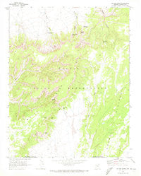 Square Butte Arizona Historical topographic map, 1:24000 scale, 7.5 X 7.5 Minute, Year 1970