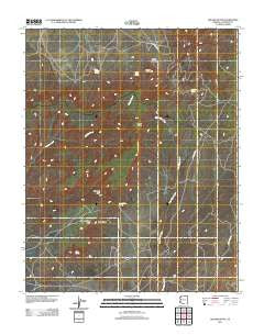 Square Butte Arizona Historical topographic map, 1:24000 scale, 7.5 X 7.5 Minute, Year 2011
