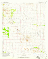 Squaretop Hills Arizona Historical topographic map, 1:62500 scale, 15 X 15 Minute, Year 1958