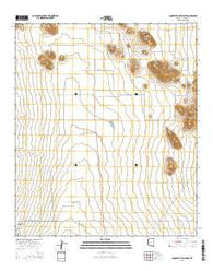 Squaretop Hills West Arizona Current topographic map, 1:24000 scale, 7.5 X 7.5 Minute, Year 2014