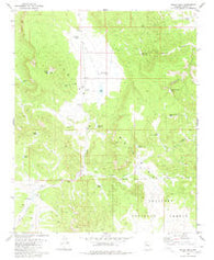 Squaw Peak Arizona Historical topographic map, 1:24000 scale, 7.5 X 7.5 Minute, Year 1980